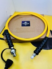 RS HC7206Q (Enerpac Style) 6 Foot Hydraulic Hose 1/4” NPT X CH604 Fits P142 P141 picture