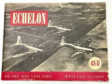 VTG WWII 1943 Minter Field Echelon Yearbook Class 43-D Flying School BT-13 Pilot picture