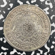 1621 Germany Saxony Klipper 40 Groschen Lot#JM2009 Large Silver KM#287 picture