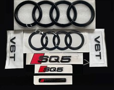 New Audi SQ5 Gloss Black Badges Package OEM Exclusive Pack For Audi SQ5 8R FY picture