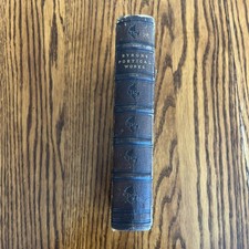 c.1880 - Lord Byron's Poetical Works, Illustrated, Leather, Gilt Lovell New York picture