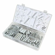 200pc Spring Assortment Set Zinc Plated Steel Compression & Extension Carburetor picture