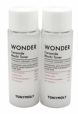 TONYMOLY Wonder Ceramide Mochi Toner 1.69 oz / 50 ml Each x2 - NEW & SEALED picture