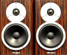 DYNAUDIO EXCITE X14 BOOKSHELF SPEAKERS 8OHMS PRISTINE PAIR 2-WAY PORTED BASS REF picture