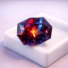 10 Ct Natural AA+ CERTIFIED Alexandrite Color Change Fancy Cut Loose Gemstone picture