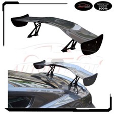 Universal 57 Inch Real Carbon Fiber GT Wing Span JDM Trunk Spoiler Adjustable picture