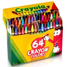 Crayola Classic Crayons 64 Colors Back to School Crayons, 64 Count (52064D) picture