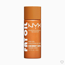NYX Professional Makeup Fat Oil Body Oil Coconut Vitamin E Avocado Vegan 0.67 picture