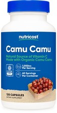 Nutricost Organic Camu Camu 1000mg, 120 Capsules - Non-GMO and Gluten Free picture