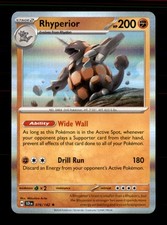 Rhyperior 76/142 Rare Stellar Crown Pokemon Holo Near Mint picture