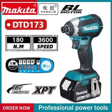 2025 Makita DTD173 Blue 18V Brushless Cordless Impact Driver Drill 180Nm Li-Ion picture