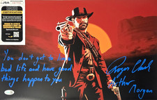 Roger Clark Signed Photo Red Dead Redemption Arthur Morgan 11x17 JSA COA 916 picture