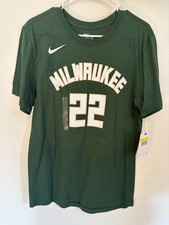 Nike Tee Khris Middleton #22 Milwaukee Bucks NBA, Mens , Green, Choose Size picture