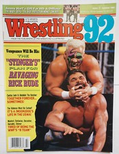 Wrestling 92 Magazine Summer 1992 Sting Rick Rude Nasty Boys WWF PWI PRO picture