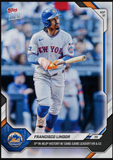 2026 Topps NOW Francisco Lindor #663 Mets Leadoff HR Grand Slam PRESALE picture