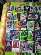 Huge NFL Lot Loaded W/ Auto, Numbered Cards, Refractors & More 80 Cards picture