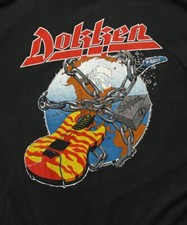 Rare Dokken Band Short Sleeve Cotton Black All Size Unisex Shirt picture