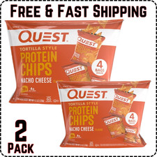 Quest Tortilla Style Protein Chips - Nacho Cheese (8 Bags) picture