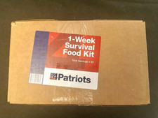 4Patriots 1-Week Survival Food Kit Survival Kit, 42 Servings. Disaster prep picture