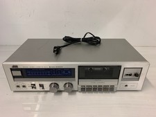 Vintage JVC KD-V22J Stereo Cassette Deck ANRS Dolby B Logic Control Silver picture