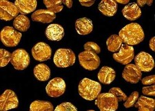 World's Smallest Gold Coin from India Vijayanagar Empire (1336-1646 CE) picture