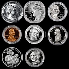 1776-2026-P & D Semi-Quincentennial Set  & 2025 Penny- 16 Uncirculated Coins picture