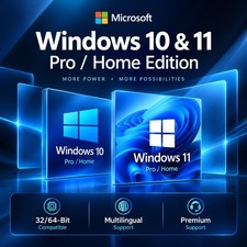 Windows 10 / 11 Pro & Home Activation License Key - 1 PC - Fast Service picture