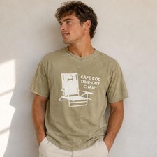 Comfort Colors Cape Cod Time-Out Chair Graphic T-Shirt – Men's M picture