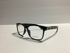 Designer Transparent Eyeglasses Frame Women's Black Full Rim Rectangle picture