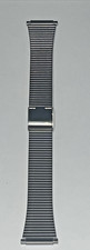 Vintage Kreisler Stainless Steel 19mm Deployant Curved Tapered Watch Band picture