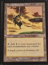Magic The Gathering Serra's Sanctum Urza's Saga 325/350 Rare Legendary Land picture