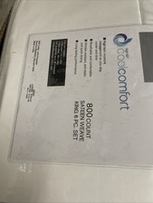 AQ Textiles 800 TC Cotton/ Polyester with Cool Comfort king Sheet Set white picture