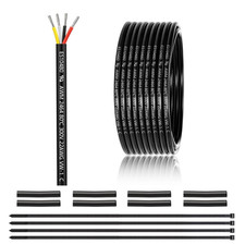 22 Gauge 4 Conductor Electrical Wire 25FT, UL 2464 22 AWG 4 Wire Cable picture