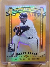 2001 Donruss Elite #PT-4 Barry Bonds Passing the Torch Insert /1000 Giants picture