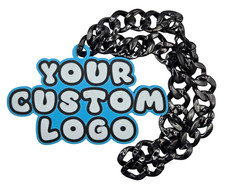 10 Inch Custom Fan Chain Giant Logo Necklace Sports Homerun Turnover Oversized picture
