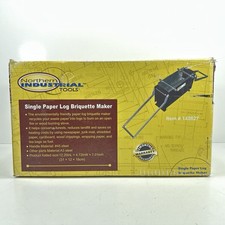 Paper Log Briquette Maker Heavy Duty Fire Brick Press Burning Fuel Recycle Tool picture