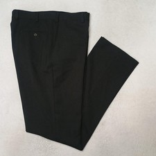 Suitsupply Pants Men 36x32 Blue Brecia Slim Flat ITravel Cerruti Wool Dress picture