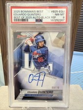 2025 Bowmans Best Eduardo Quintero Best of 2025 Auto-Black Ref /10 Top Prospect picture