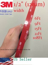 3M VHB #5952 Double-sided Acrylic Foam Tape Automotive 1/2