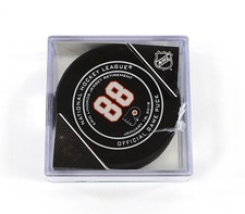 2018 Eric Lindros Jersey Retirement #88 Flyers NHL Official Game Puck Sealed New picture
