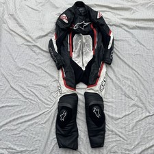 Alpinestars Missile v2 1-Piece Leather Suit. crash Damage. Read description. 42 picture