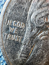 2023-D Edith Kanaka'ole with errors, “IN COD WE TRUST” and offset rim. picture