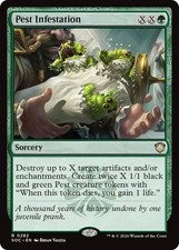 MTG Pest Infestation [Secrets of Strixhaven Commander] Near Mint Magic picture