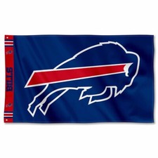 Buffalo Bills Football 3x5 ft Team & Name Logo Flag - NFL Gift Banner picture