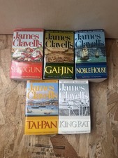 James Clavell Asian Saga Lot of 5 Noble House, King Rat, Tai Pan, Shogun… picture