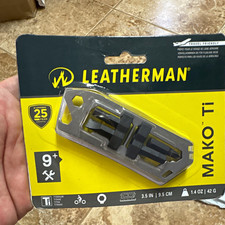 Leatherman MAKO Ti Titanium Bike Multi-Tool 3.5 in 1.4 oz Gray/Black picture