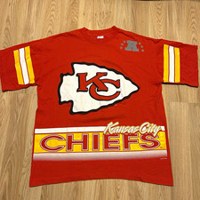 Vintage Kansas City Chiefs 1994 Red Salem T-Shirt Size XL NFL picture