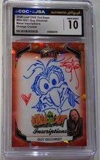 🌟 - 2026 Leaf Metal Inscriptions GUY GILCHRIST GREEN AUTO 3/8 - CGC Gem Mint 10 picture