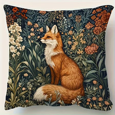 Beautiful Vintage William Morris FOX Pillow Cover  18