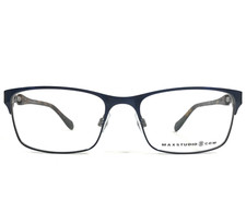 Max Studio Eyeglasses Frames ZYLOWARE 149M 300 Blue Silver Full Rim 52-17-135 picture